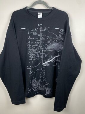 NWT Nike Street Vision Long Sleeve Mesh Top Unisex Medium